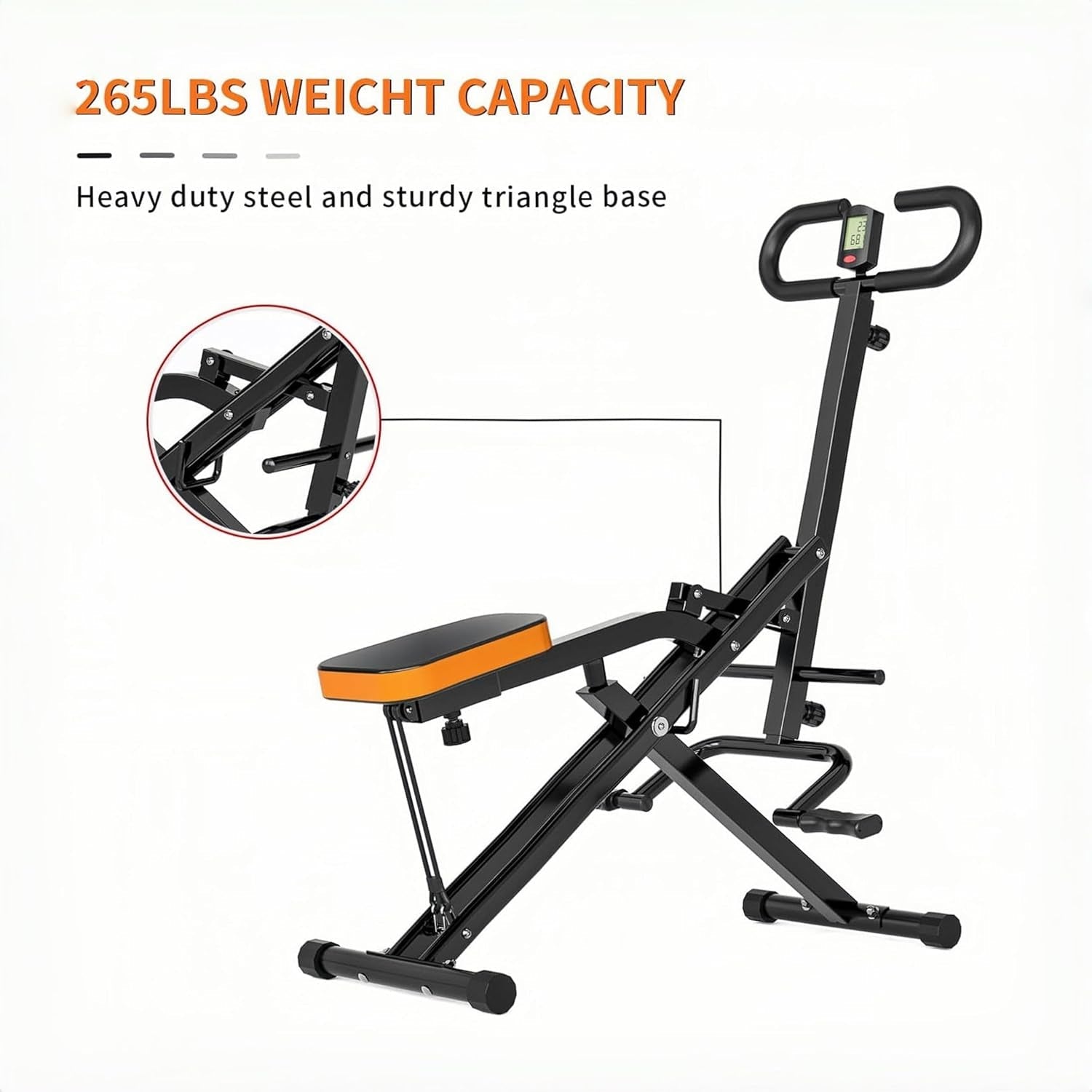 Magnetic Rowing Machine for Home Use, Foldable Design with Silent Resistance for Effective Fat Burning and Muscle Sculpting, Silver - thewrightstore