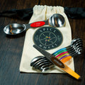 Magnetic Spoons with leveler and Canvas Gift Bag - thewrightstore