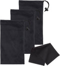 Mamlyn High - Quality Microfiber Sunglasses Pouch with Spring Fastener - thewrightstore