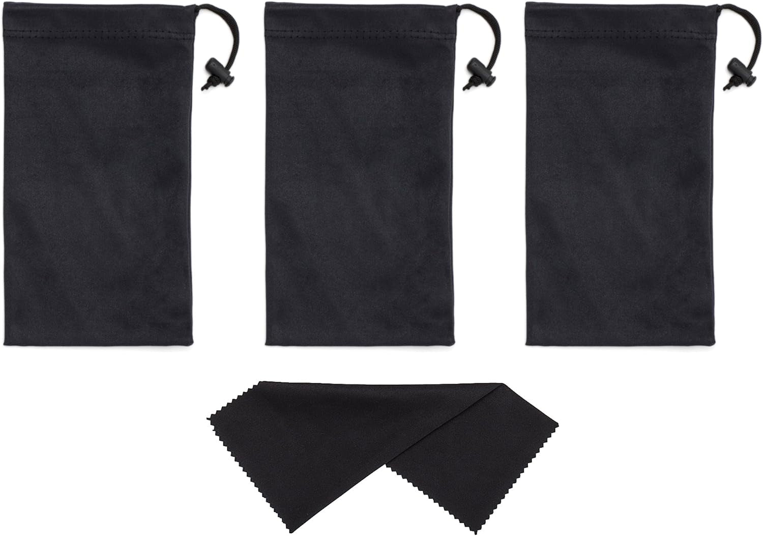 Mamlyn High - Quality Microfiber Sunglasses Pouch with Spring Fastener - thewrightstore