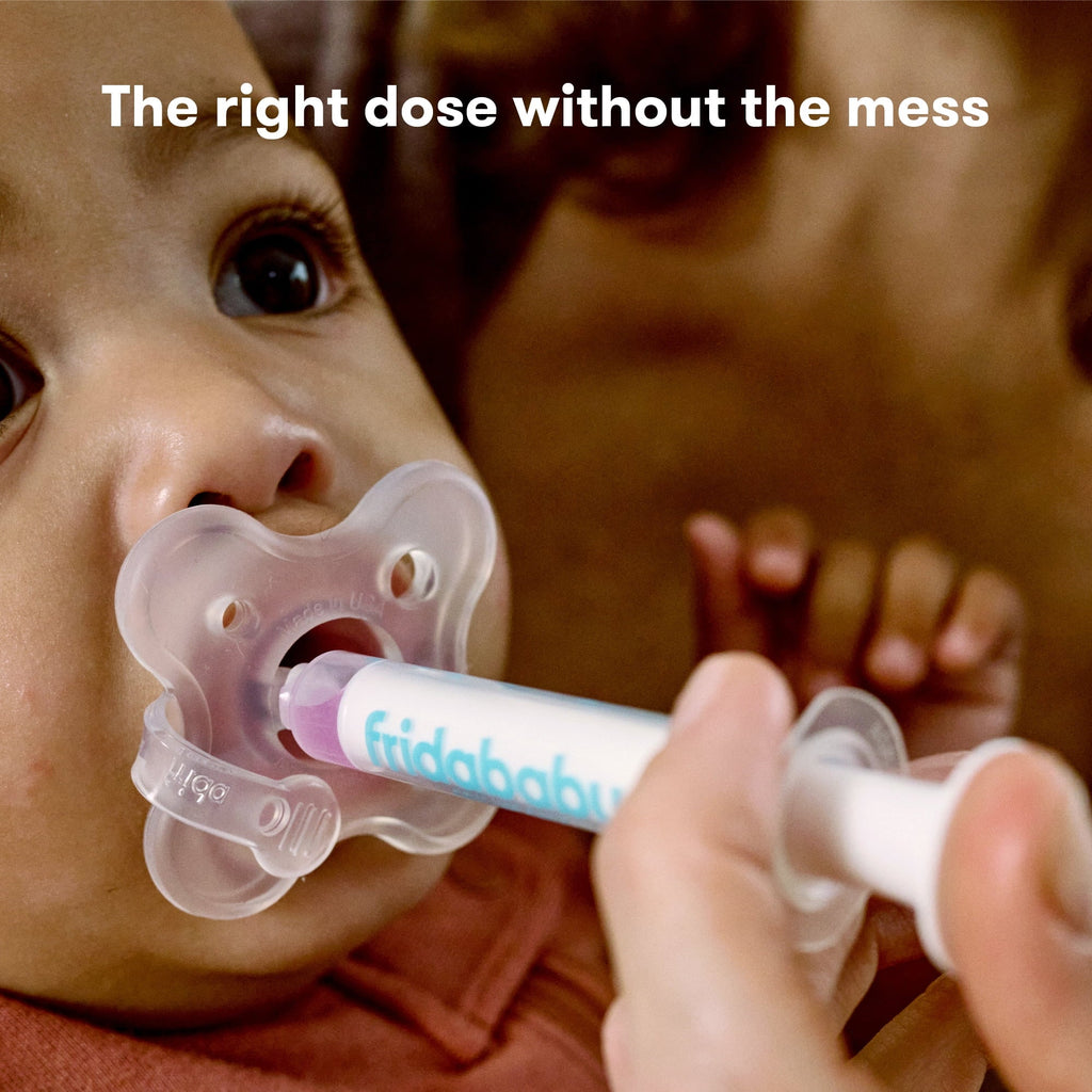 Medifrida Accu - Dose Baby Medicine Syringe with Pacifier Tip, Sick Baby Essentials - thewrightstore