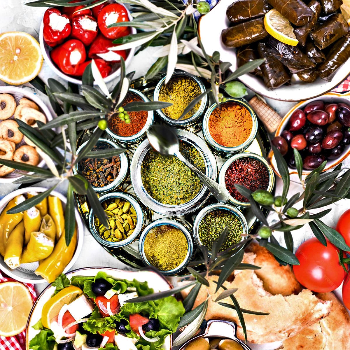 Mediterranean Spice Wheel - thewrightstore
