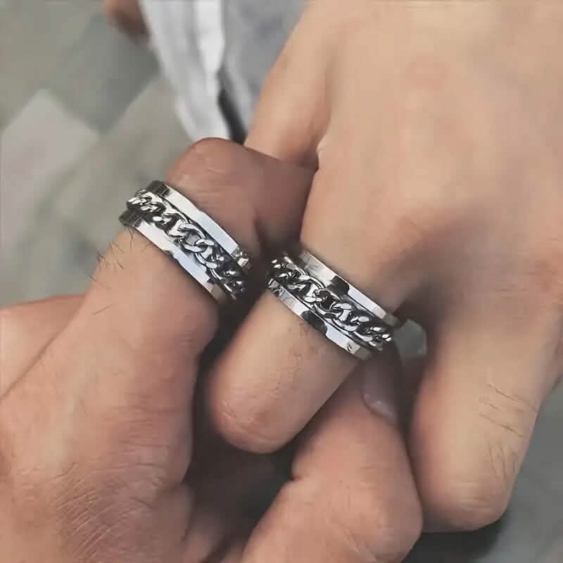 Men's 8mm Titanium Steel Ring - thewrightstore