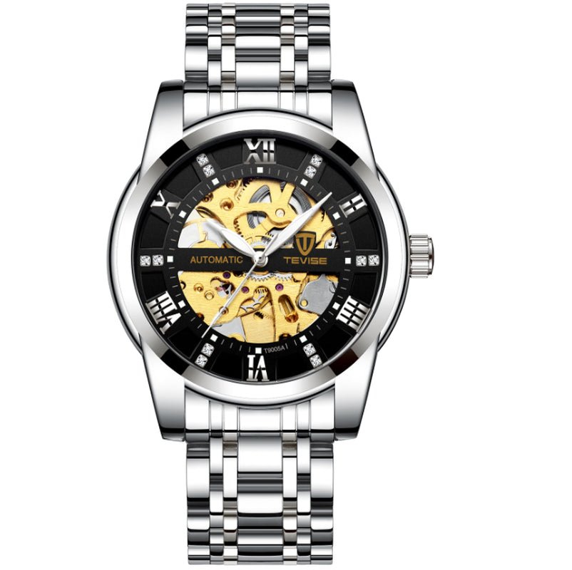 Men''S Fashion Watch Fashion Automatic Mechanical Watch Hollow Watch Watch Waterproof Men''S Watch - thewrightstore