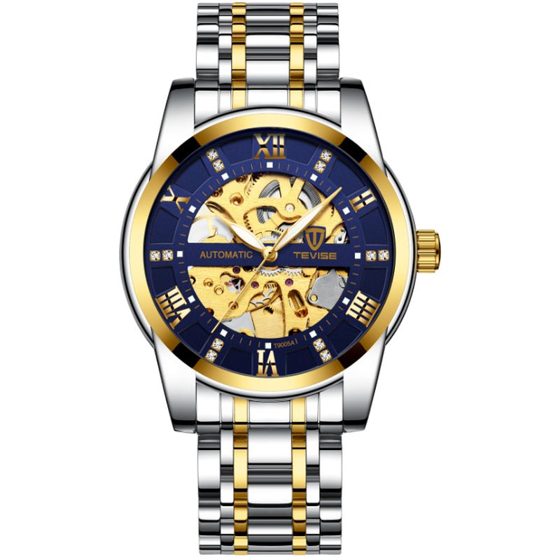 Men''S Fashion Watch Fashion Automatic Mechanical Watch Hollow Watch Watch Waterproof Men''S Watch - thewrightstore