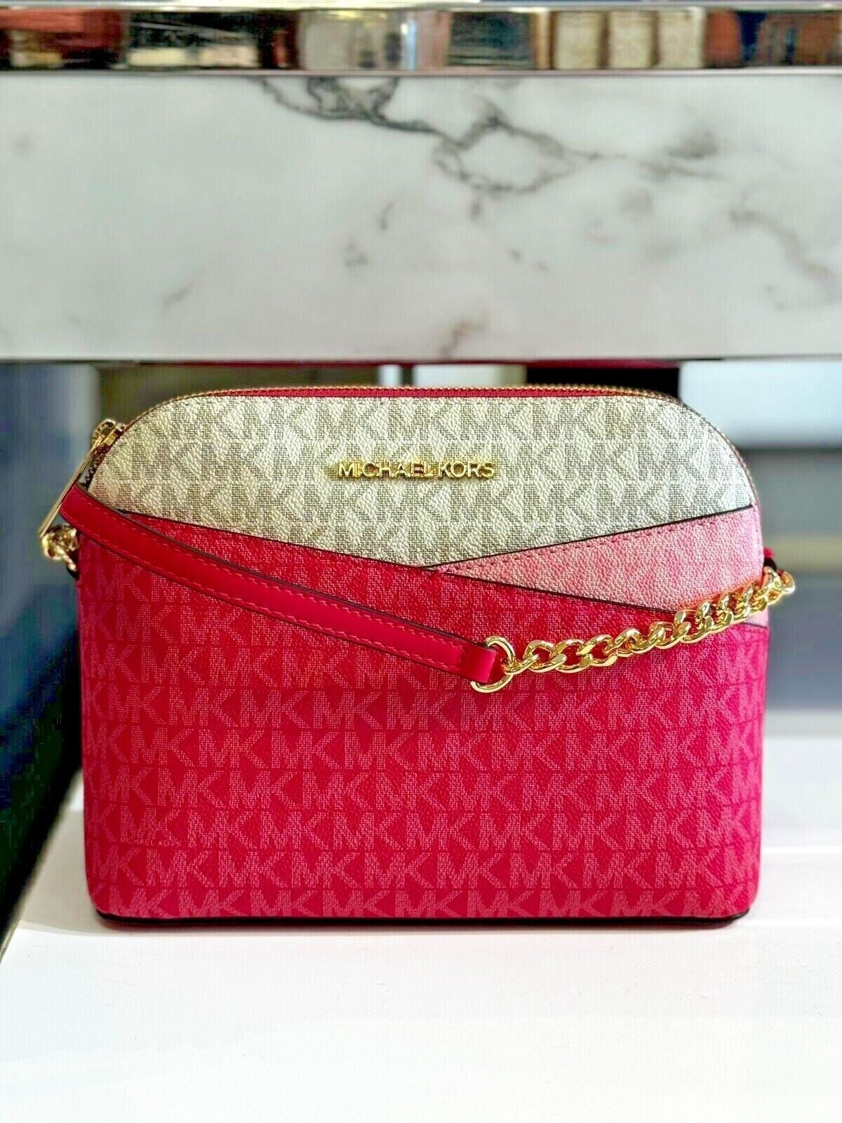 Michael Kors Lady PVC or Leather Crossbody Bag Handbag Messenger Purse Shoulder - thewrightstore