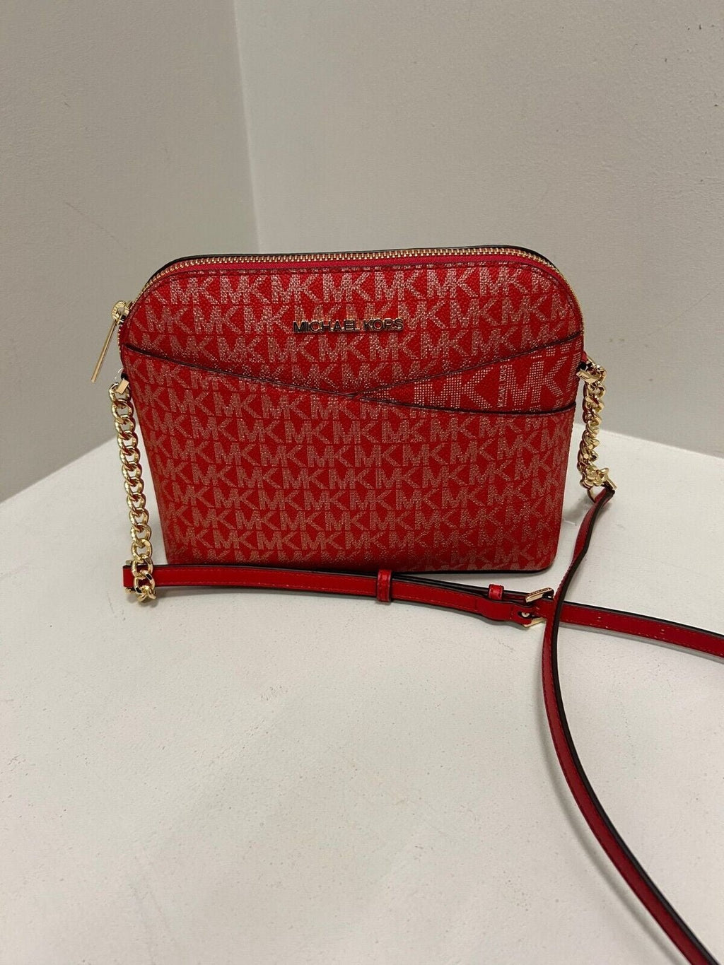 Michael Kors Lady PVC or Leather Crossbody Bag Handbag Messenger Purse Shoulder - thewrightstore