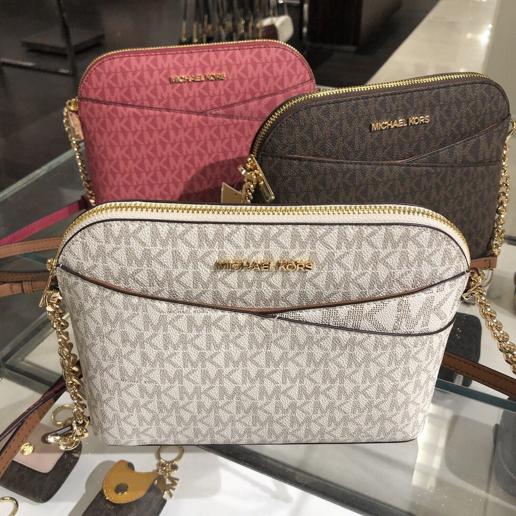 Michael Kors Lady PVC or Leather Crossbody Bag Handbag Messenger Purse Shoulder - thewrightstore