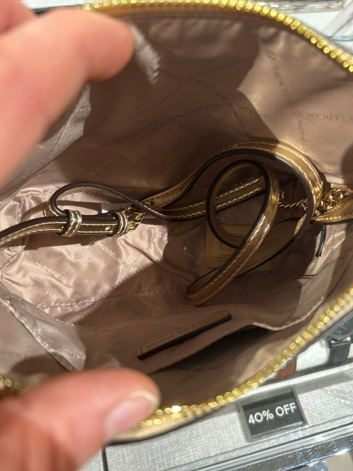 Michael Kors Lady PVC or Leather Crossbody Bag Handbag Messenger Purse Shoulder - thewrightstore