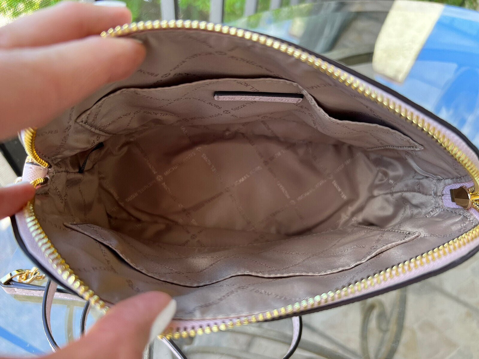 Michael Kors Lady PVC or Leather Crossbody Bag Handbag Messenger Purse Shoulder - thewrightstore