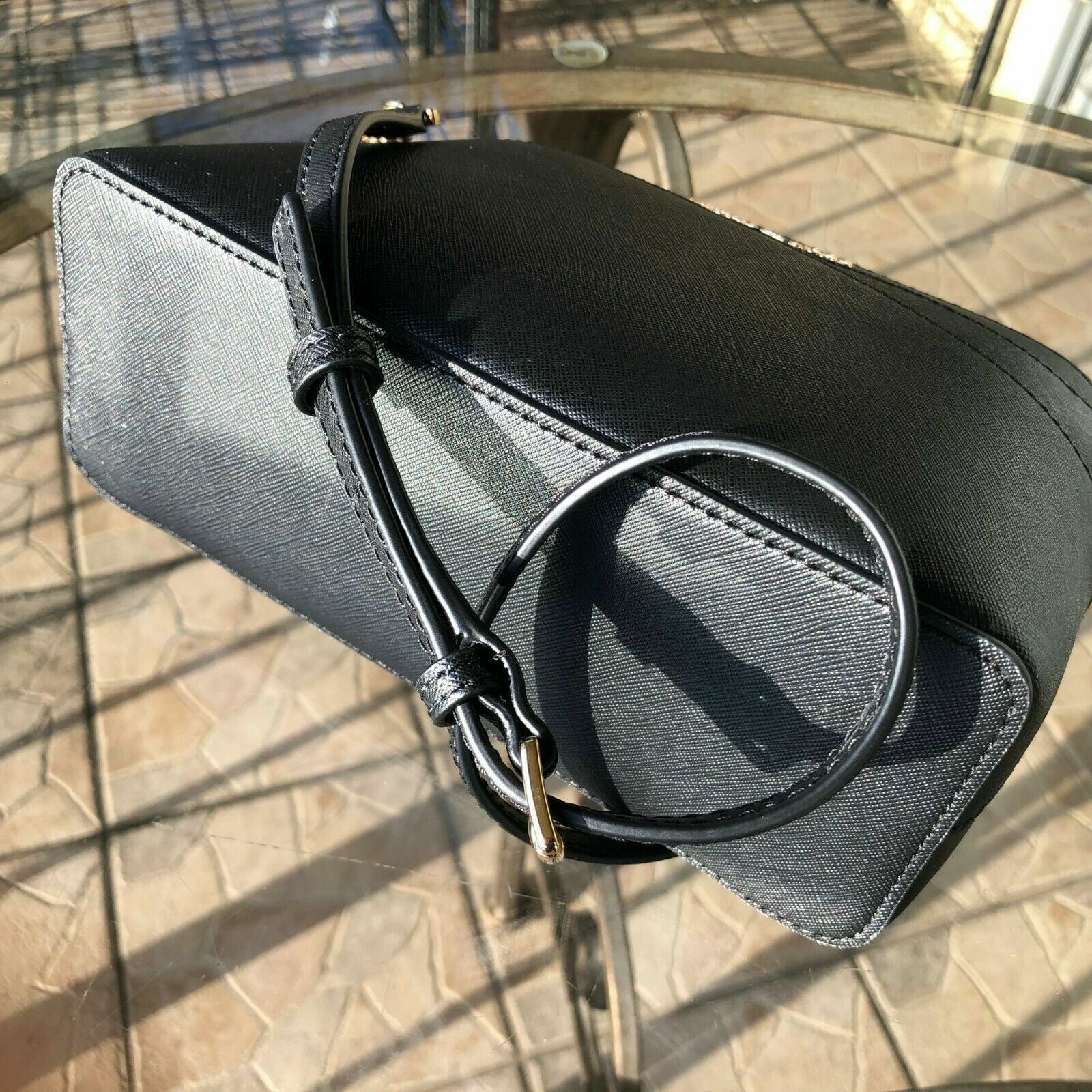 Michael Kors Lady PVC or Leather Crossbody Bag Handbag Messenger Purse Shoulder - thewrightstore