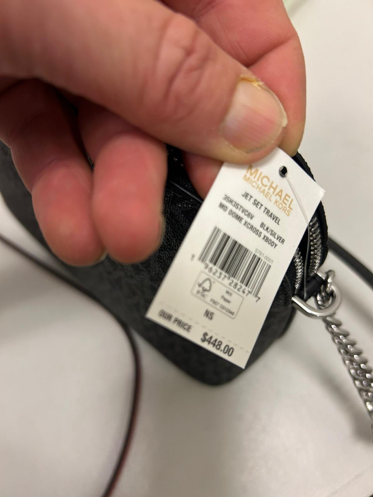 Michael Kors Lady PVC or Leather Crossbody Bag Handbag Messenger Purse Shoulder - thewrightstore
