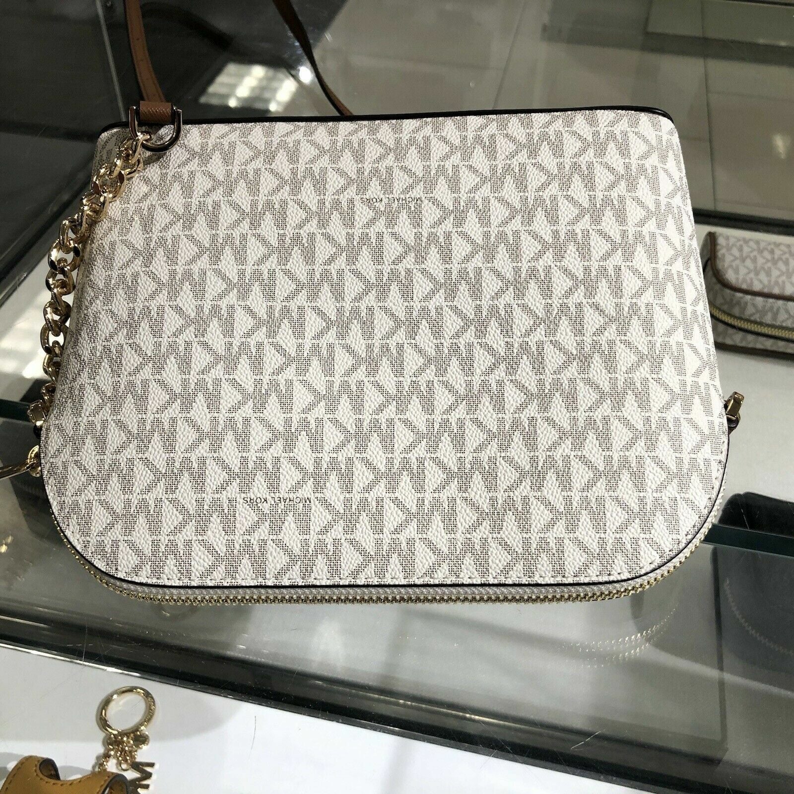 Michael Kors Lady PVC or Leather Crossbody Bag Handbag Messenger Purse Shoulder - thewrightstore