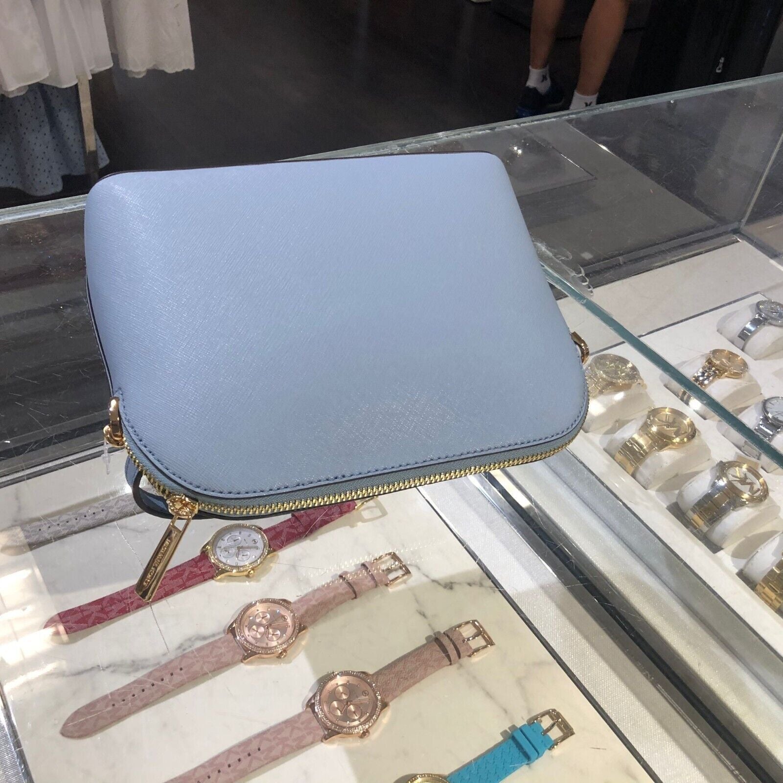 Michael Kors Lady PVC or Leather Crossbody Bag Handbag Messenger Purse Shoulder - thewrightstore