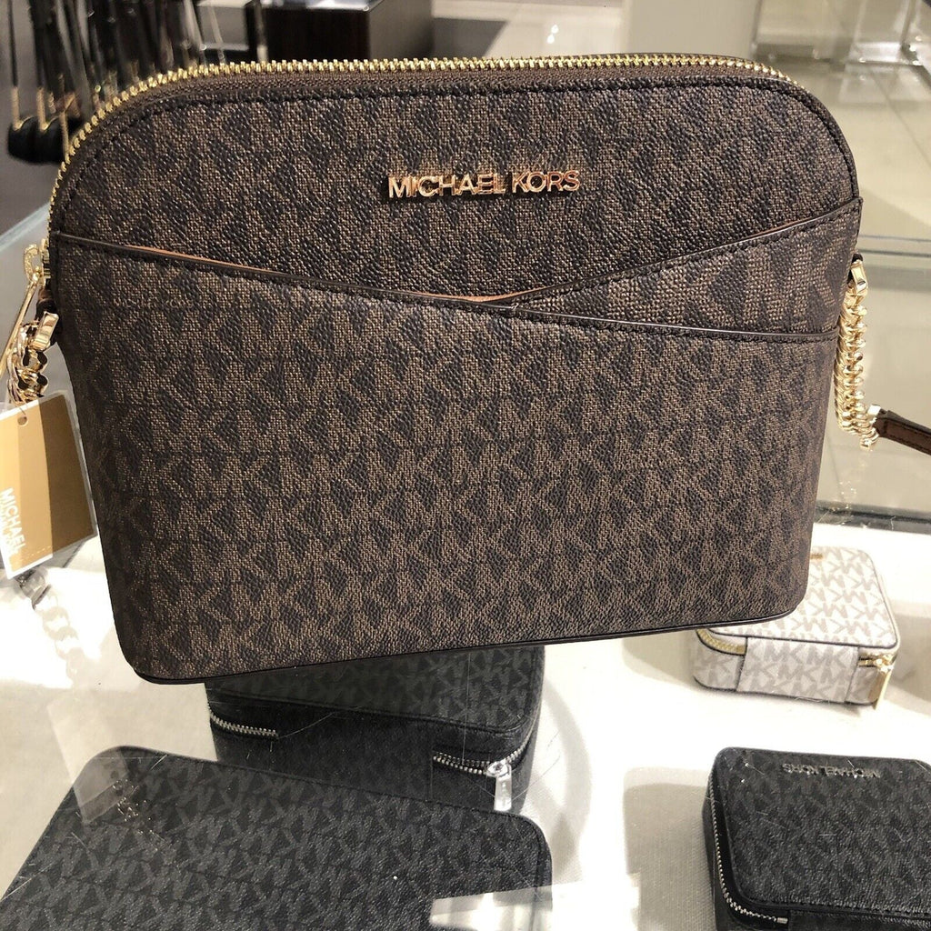 Michael Kors Lady PVC or Leather Crossbody Bag Handbag Messenger Purse Shoulder - thewrightstore