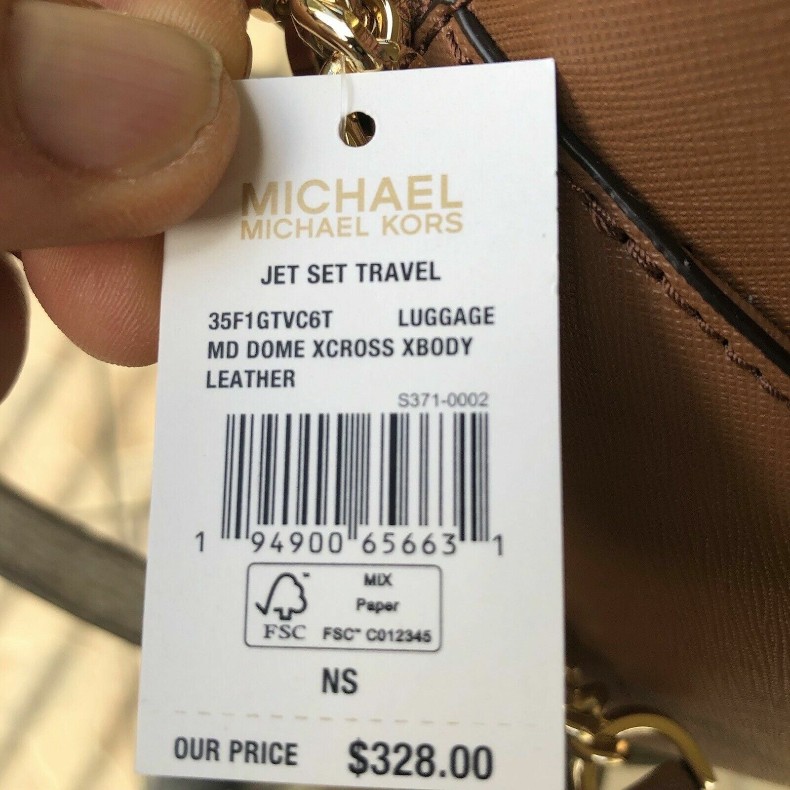 Michael Kors Lady PVC or Leather Crossbody Bag Handbag Messenger Purse Shoulder - thewrightstore