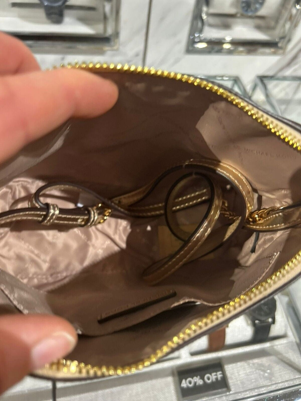 Michael Kors Lady PVC or Leather Crossbody Bag Handbag Messenger Purse Shoulder - thewrightstore