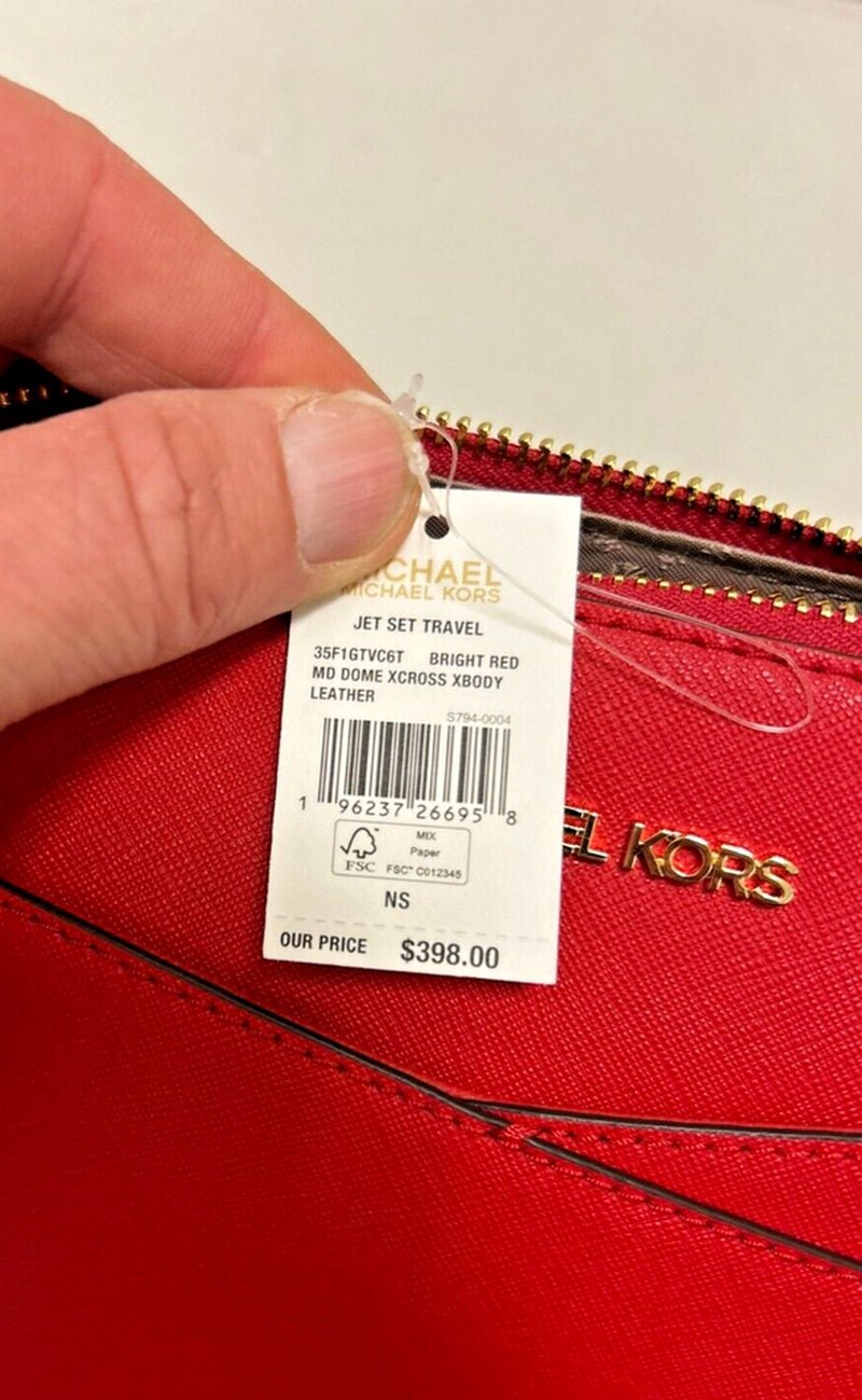 Michael Kors Lady PVC or Leather Crossbody Bag Handbag Messenger Purse Shoulder - thewrightstore