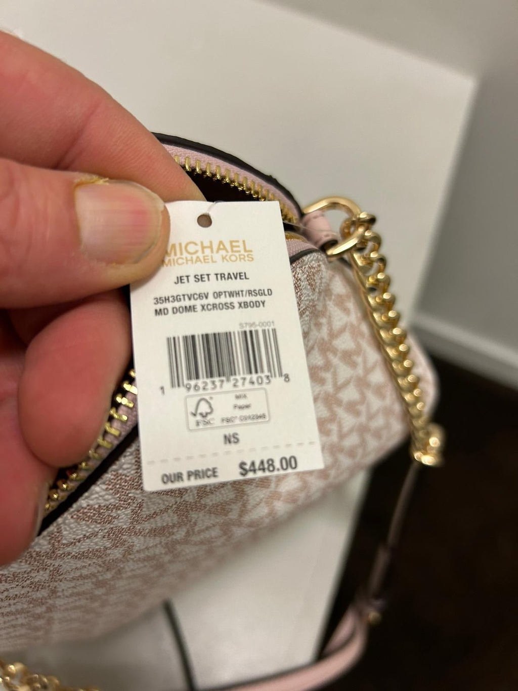 Michael Kors Lady PVC or Leather Crossbody Bag Handbag Messenger Purse Shoulder - thewrightstore