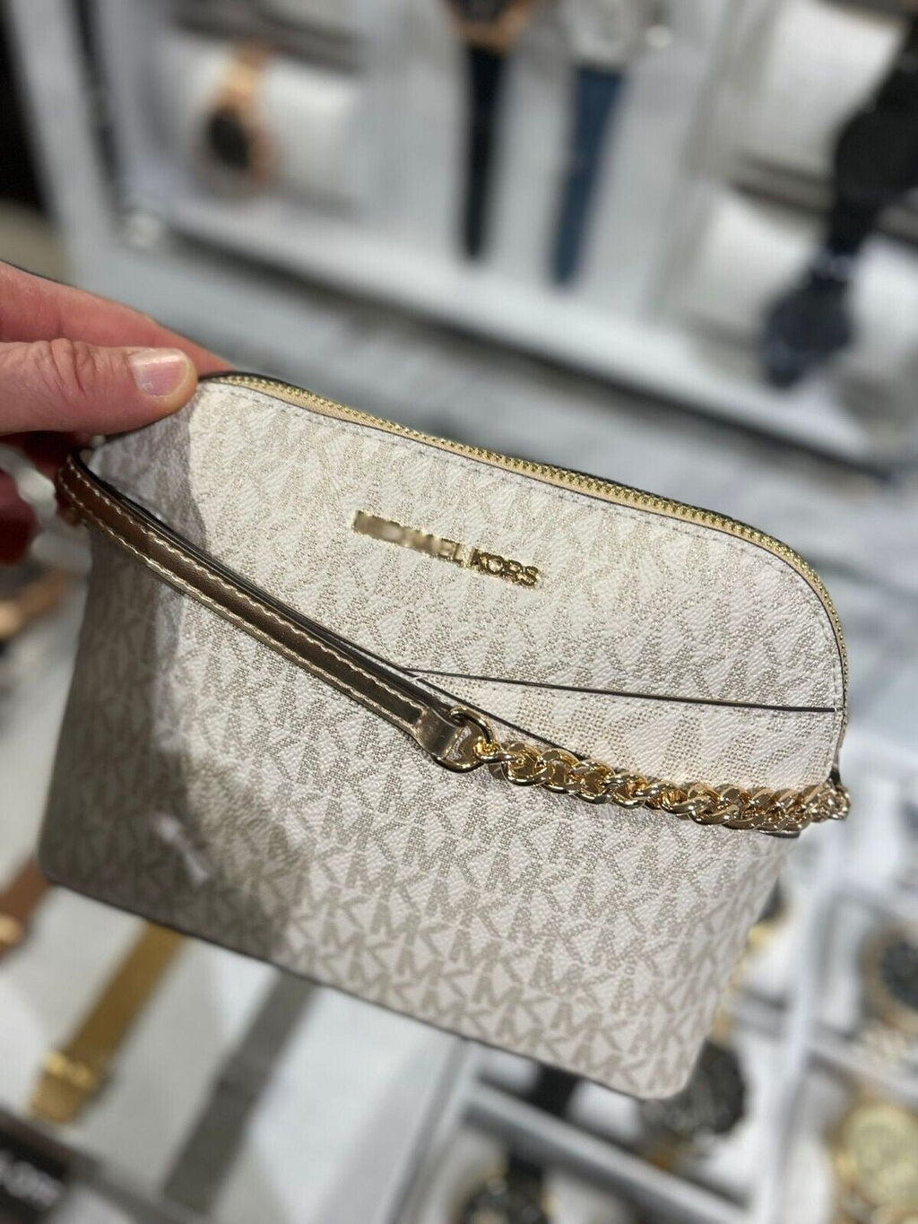 Michael Kors Lady PVC or Leather Crossbody Bag Handbag Messenger Purse Shoulder - thewrightstore