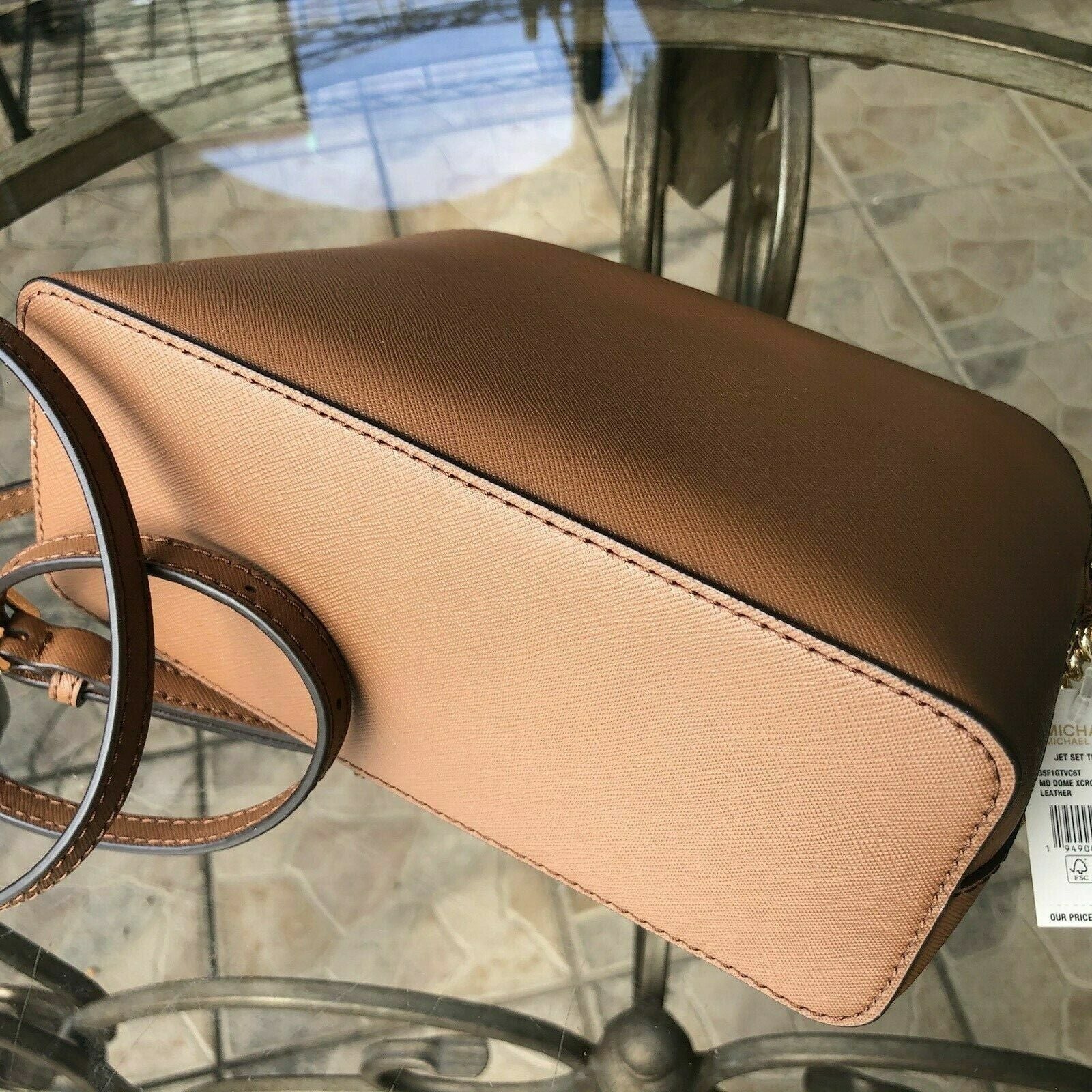 Michael Kors Lady PVC or Leather Crossbody Bag Handbag Messenger Purse Shoulder - thewrightstore