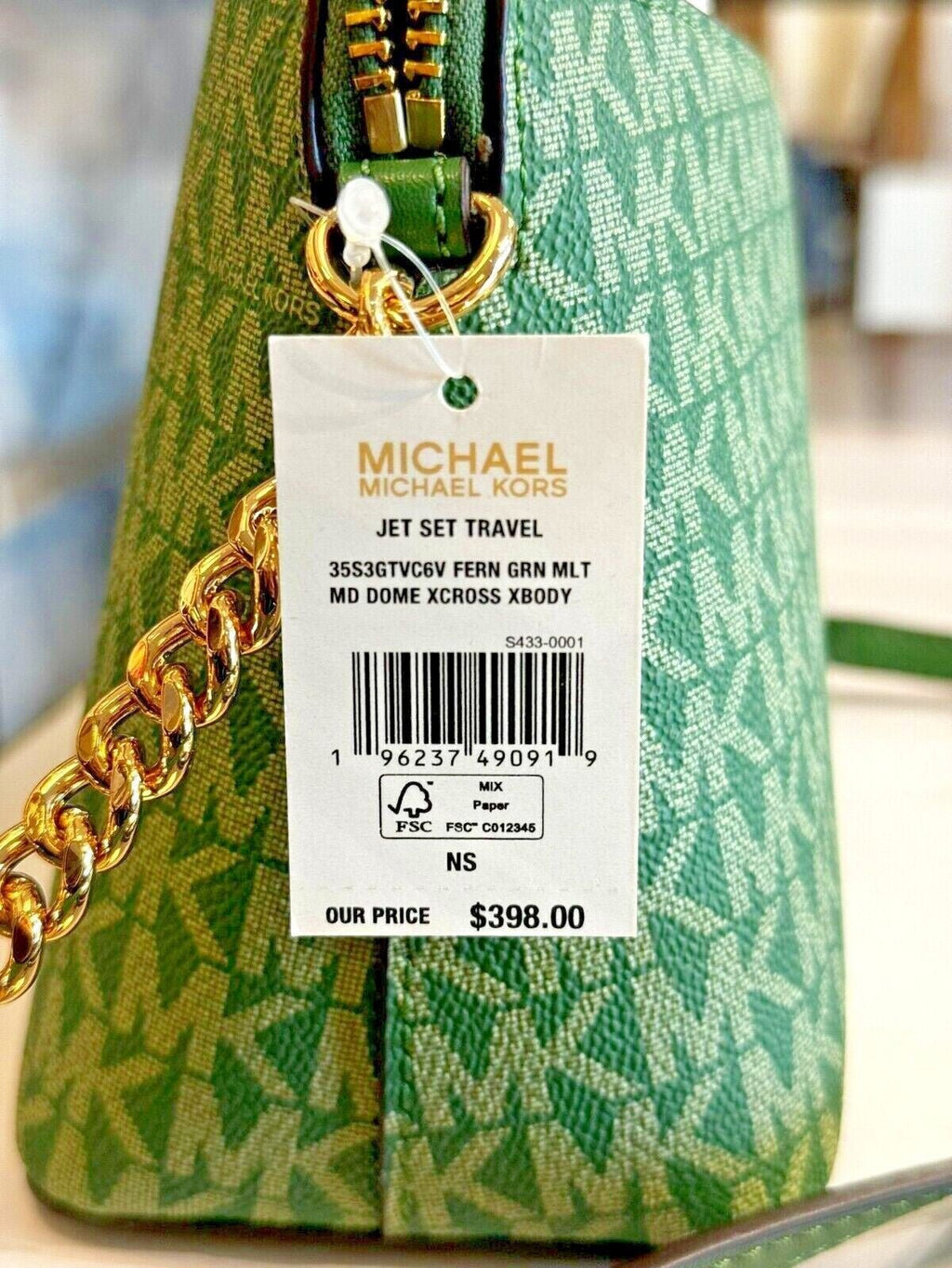 Michael Kors Lady PVC or Leather Crossbody Bag Handbag Messenger Purse Shoulder - thewrightstore