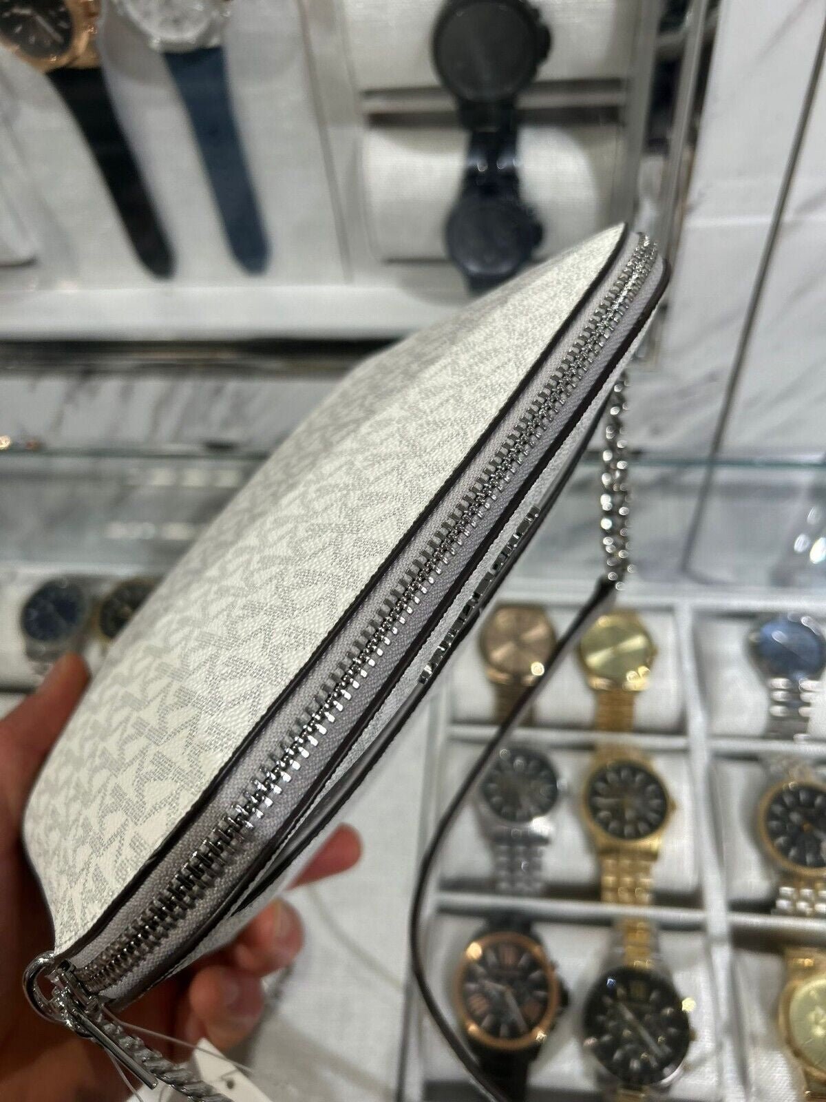 Michael Kors Lady PVC or Leather Crossbody Bag Handbag Messenger Purse Shoulder - thewrightstore