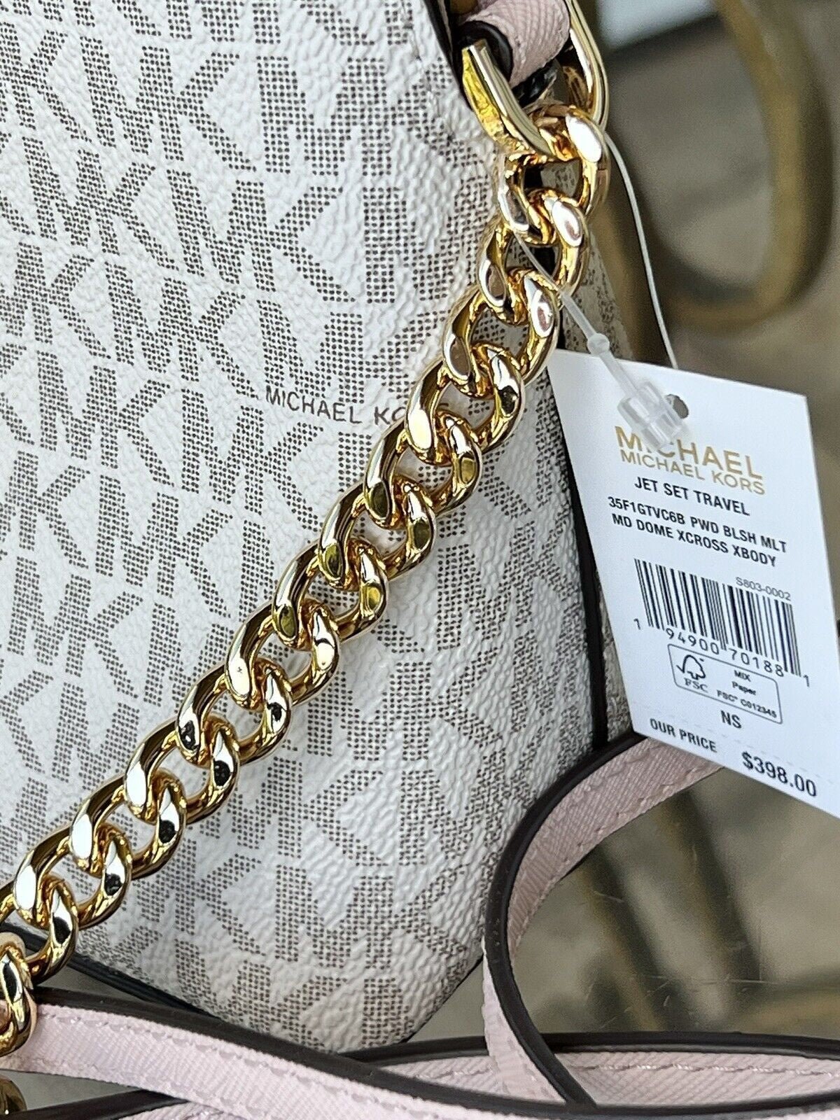 Michael Kors Lady PVC or Leather Crossbody Bag Handbag Messenger Purse Shoulder - thewrightstore