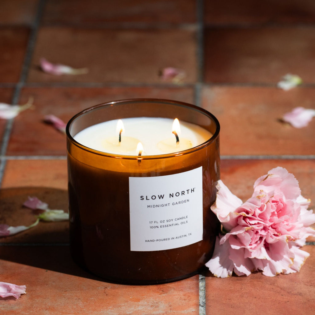 Midnight Garden (Lavender + Rosemary + Geranium) - Signature 3 - Wick Candle - thewrightstore