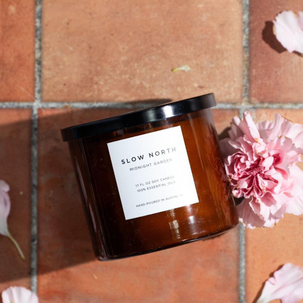 Midnight Garden (Lavender + Rosemary + Geranium) - Signature 3 - Wick Candle - thewrightstore