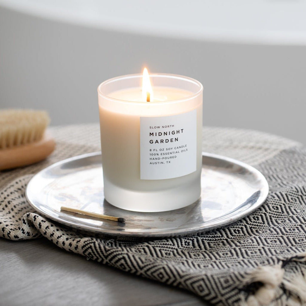 Midnight Garden - Signature Candle (Lavender + Rosemary + Geranium) - thewrightstore