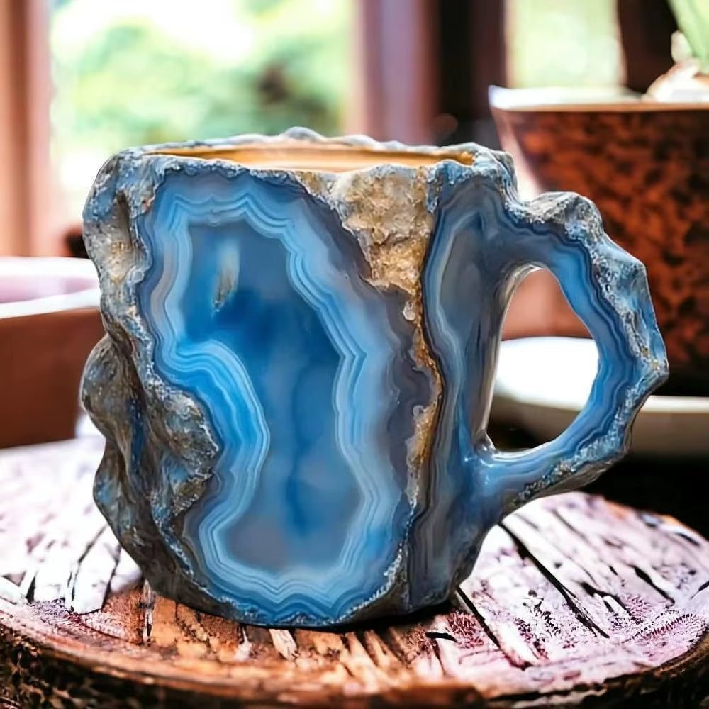 Mineral Crystal Coffee Mugs Resin Gift. Mineral Crystal Coffee Mugs Tumbler - thewrightstore