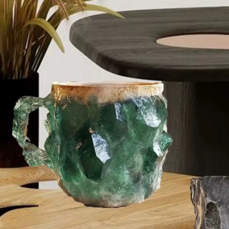 Mineral Crystal Coffee Mugs Resin Gift. Mineral Crystal Coffee Mugs Tumbler - thewrightstore