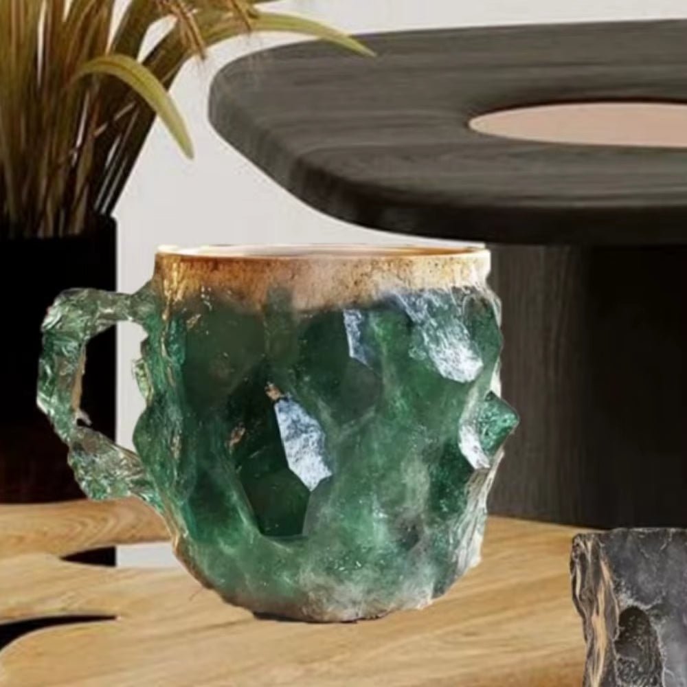 Mineral Crystal Coffee Mugs Resin Gift. Mineral Crystal Coffee Mugs Tumbler - thewrightstore