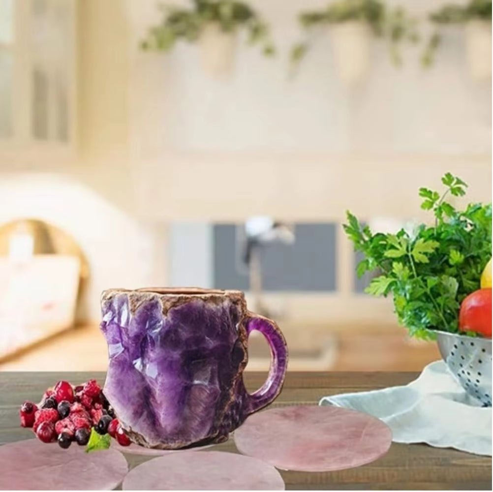 Mineral Crystal Coffee Mugs Resin Gift. Mineral Crystal Coffee Mugs Tumbler - thewrightstore