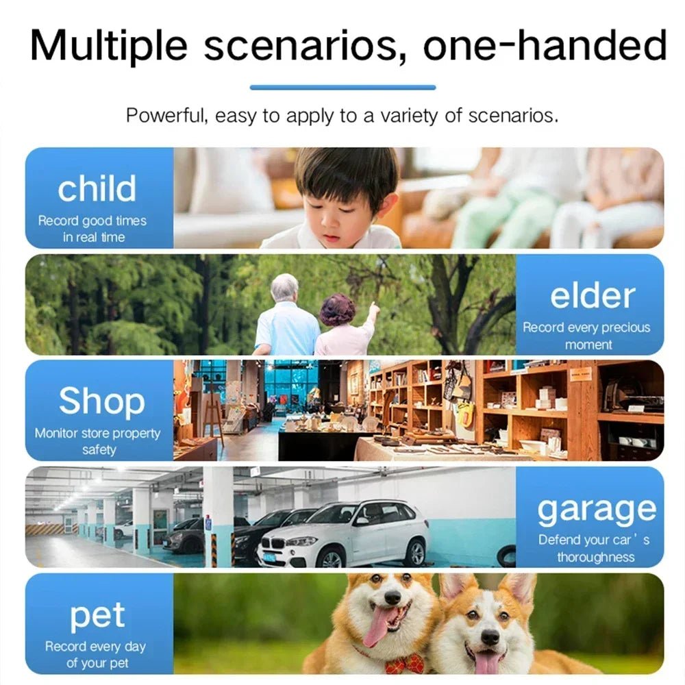 Mini Camera Wifi Camcorder Full HD 1080P Video Recorder Small Motion Detection Night Vision Security Smart Home IP Web Cam - thewrightstore