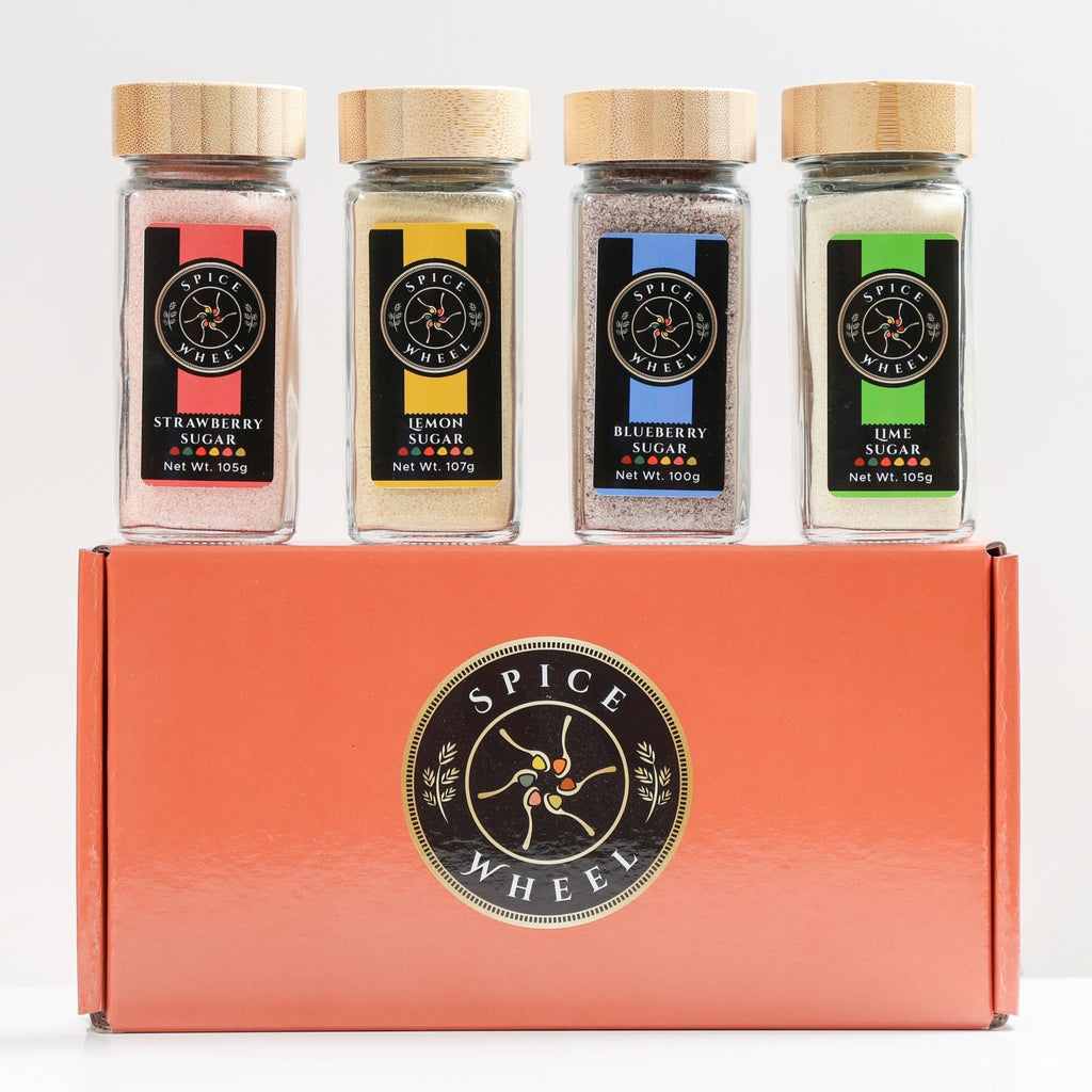 Mocktail Sugar Gift Set – 4 Flavored Sugars for Tea, Baking, Mocktails & Cocktails - thewrightstore