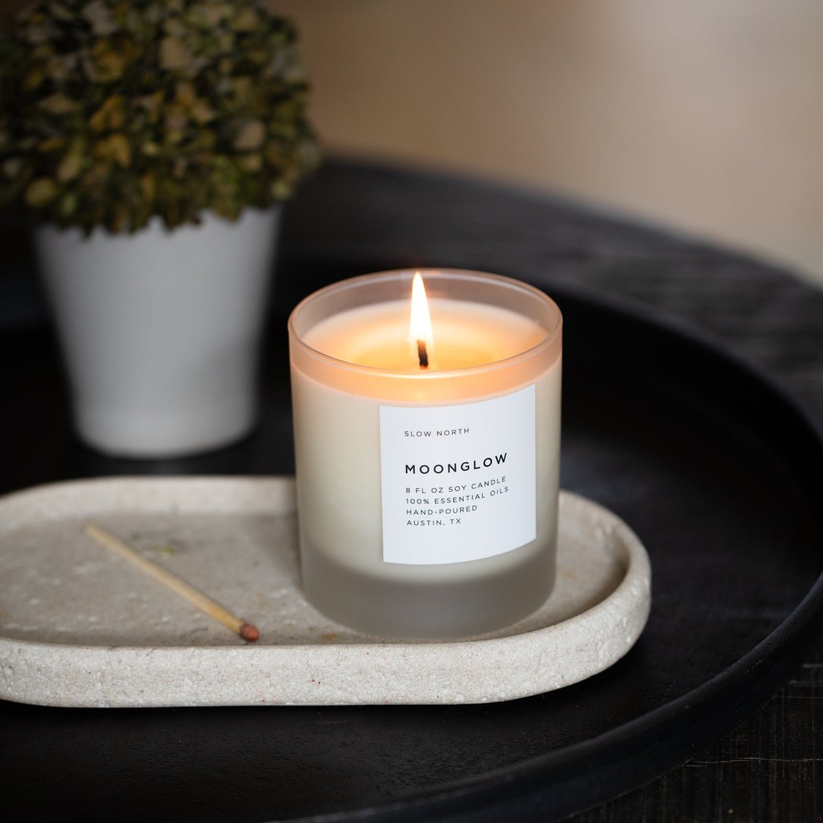 Moonglow - Signature Candle (Patchouli + Cinnamon + Black Pepper) - thewrightstore