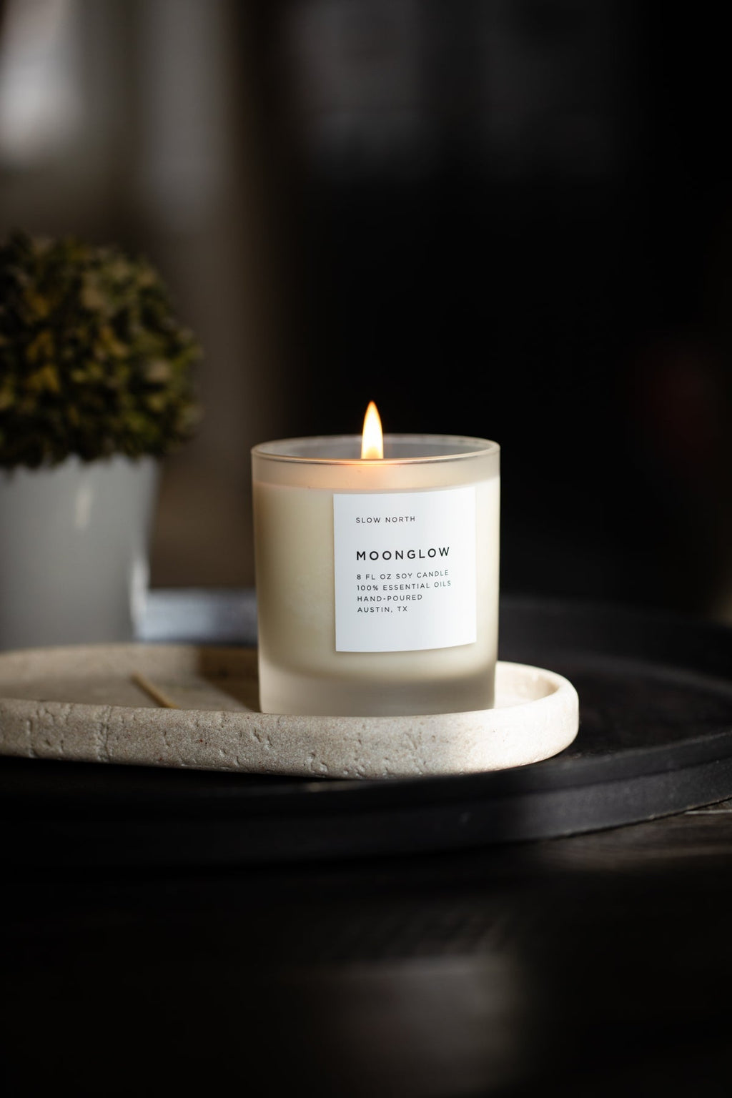 Moonglow - Signature Candle (Patchouli + Cinnamon + Black Pepper) - thewrightstore