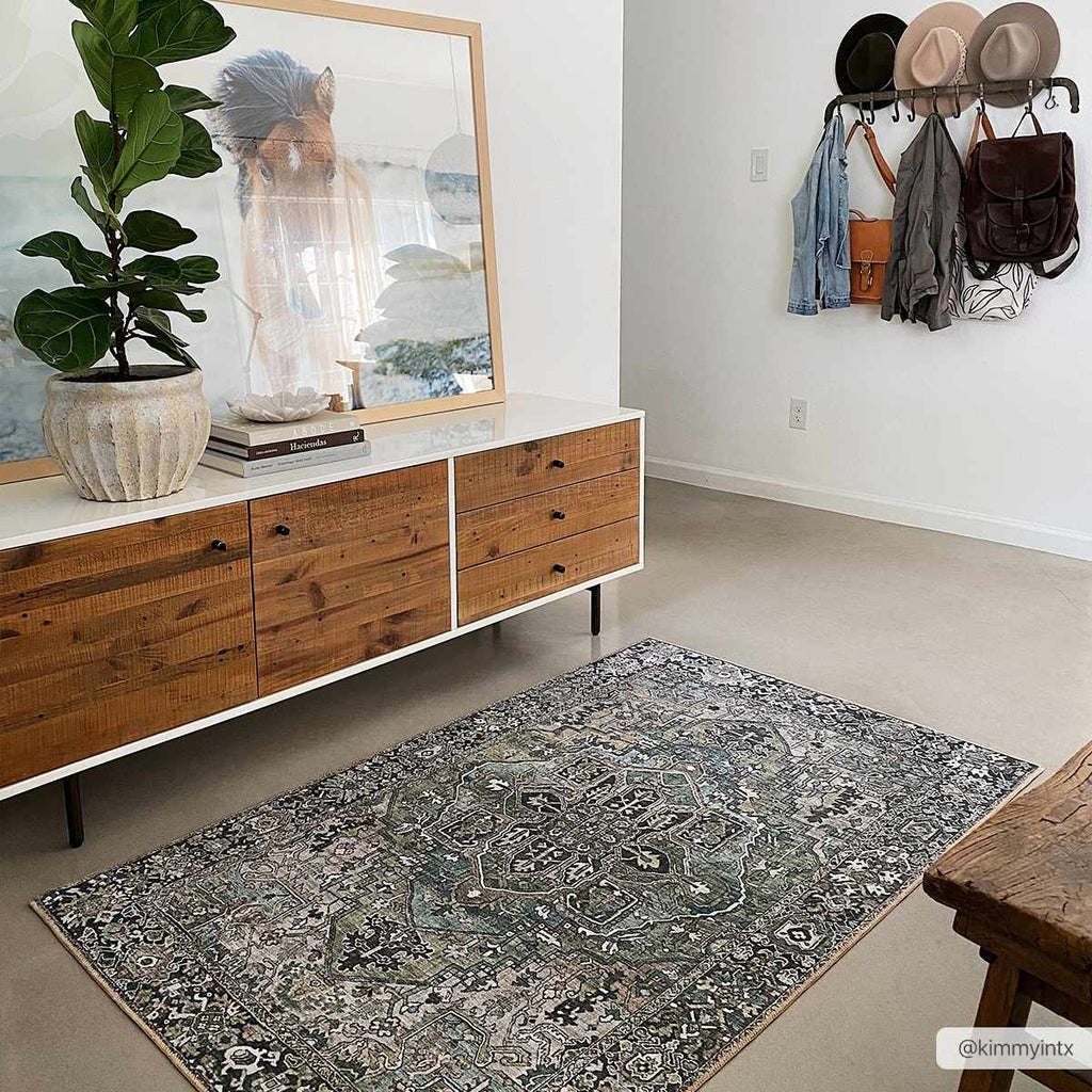 Neyland Sage Green Area Rug - thewrightstore