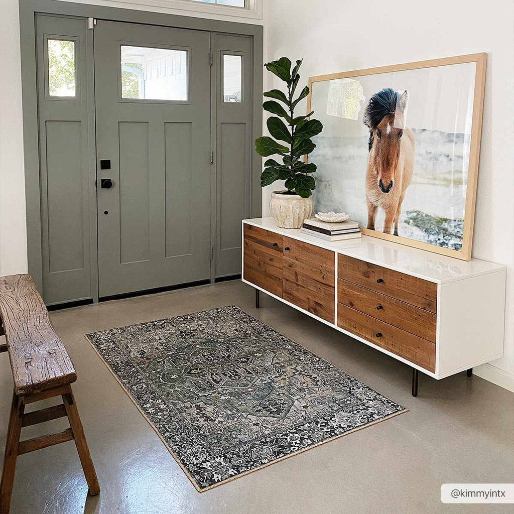 Neyland Sage Green Area Rug - thewrightstore