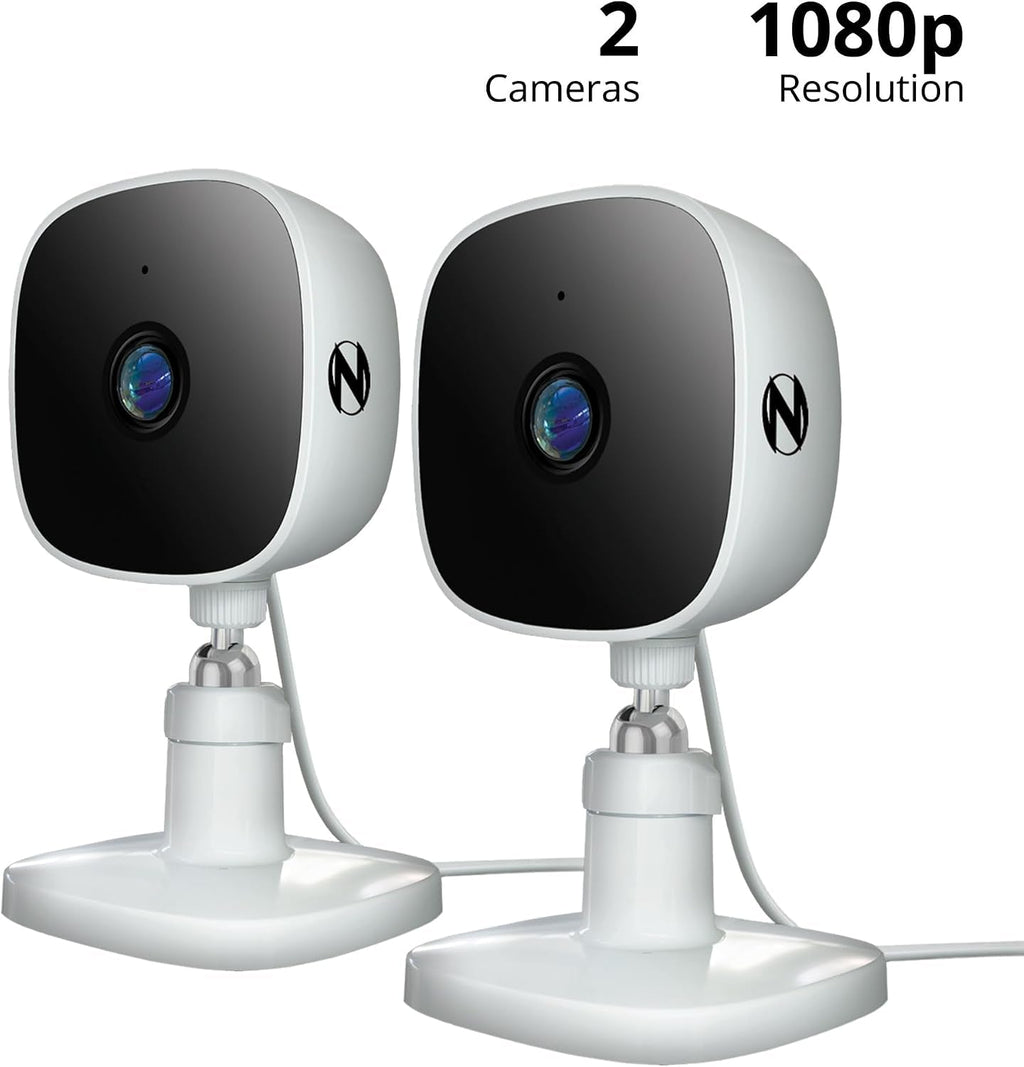 Night Owl Indoor Plug-In Wireless 1080P Surveillance Cameras with Two-Way Audio (Set of 2) - thewrightstore