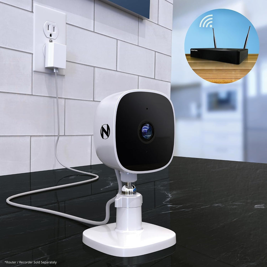 Night Owl Indoor Plug-In Wireless 1080P Surveillance Cameras with Two-Way Audio (Set of 2) - thewrightstore