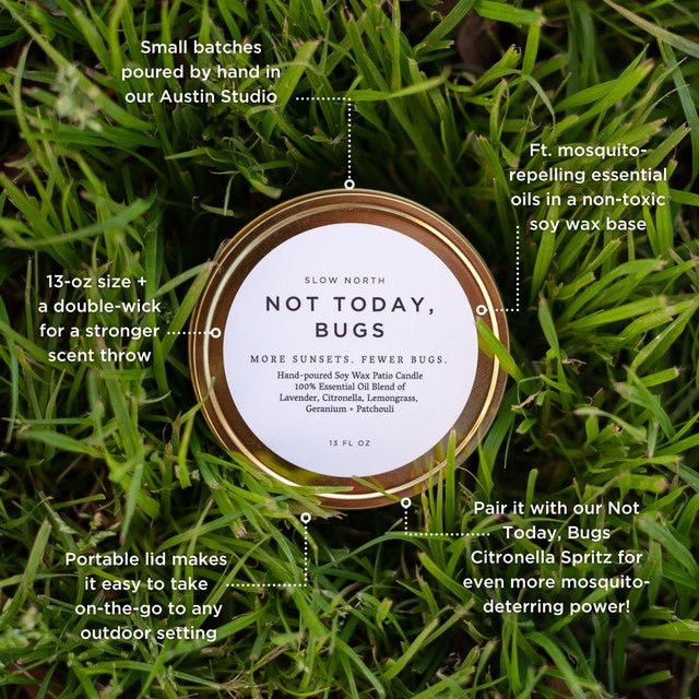 Not Today, Bugs - Mosquito Candle - thewrightstore