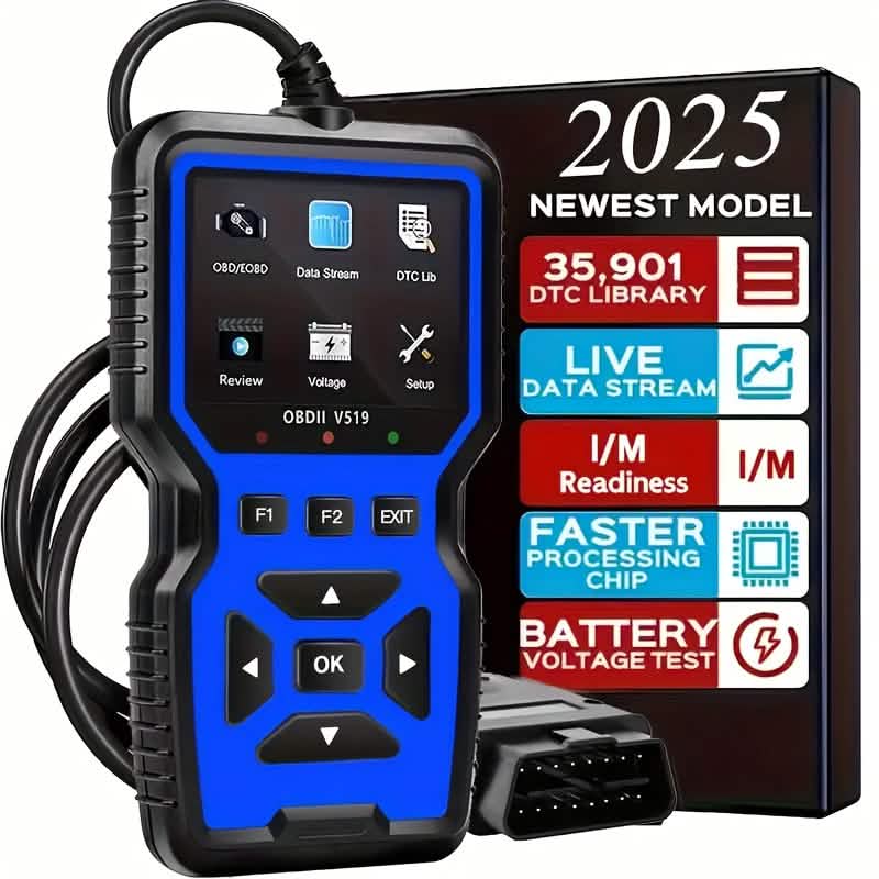 OBD2 Engine Diagnostic Tool – Universal Code Reader (Blue) - thewrightstore