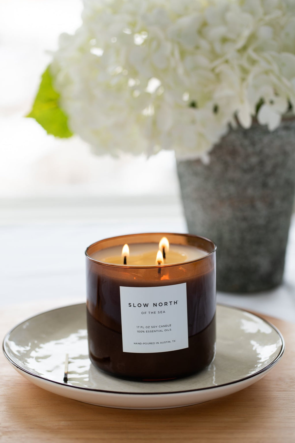 Of The Sea (Eucalyptus + Lavender + Peppermint) - Signature 3 - Wick Candle - thewrightstore