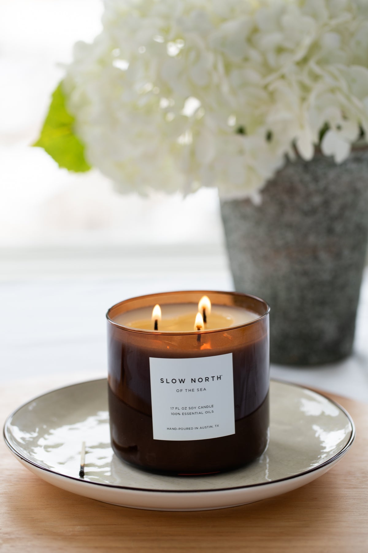 Of The Sea (Eucalyptus + Lavender + Peppermint) - Signature 3 - Wick Candle - thewrightstore