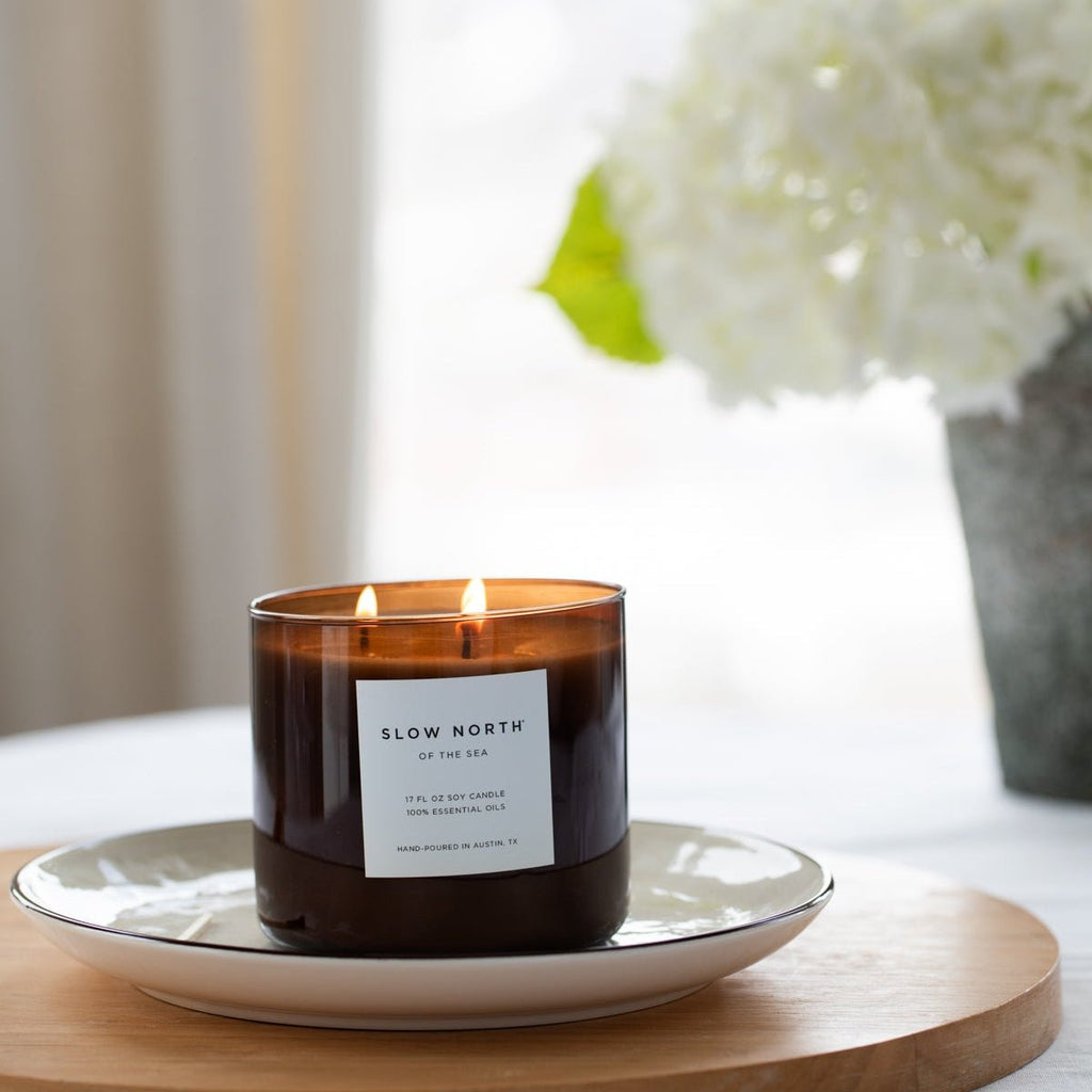 Of The Sea (Eucalyptus + Lavender + Peppermint) - Signature 3 - Wick Candle - thewrightstore