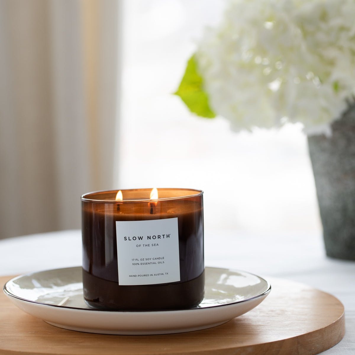Of The Sea (Eucalyptus + Lavender + Peppermint) - Signature 3 - Wick Candle - thewrightstore