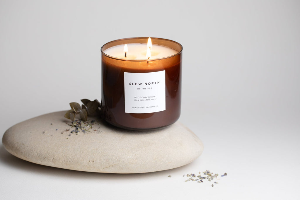 Of The Sea (Eucalyptus + Lavender + Peppermint) - Signature 3 - Wick Candle - thewrightstore